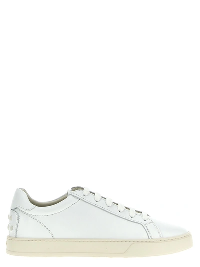 Tod's Leather Sneakers White