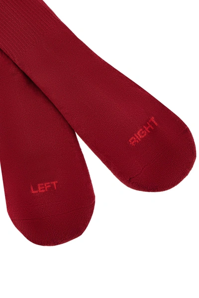 Vetements Logoed Socks In Red