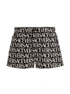 VERSACE LOGOMANIA BEACHWEAR WHITE/BLACK