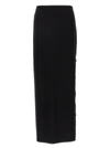 Norma Kamali Side-slit Jersey Maxi Skirt