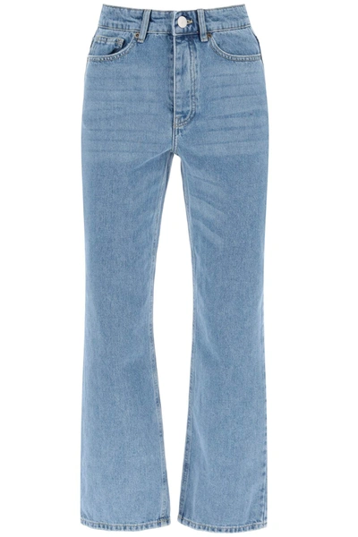 By Malene Birger Milium Cropped Jeans In Organic Denim In Light Blue