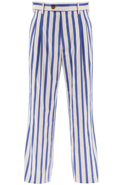 Vivienne Westwood Raf Bum 条纹长裤 In Multi-colored