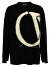 OFF-WHITE OW SWEATER, CARDIGANS WHITE/BLACK