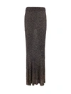 Balenciaga Sequined Stretch-knit Maxi Skirt