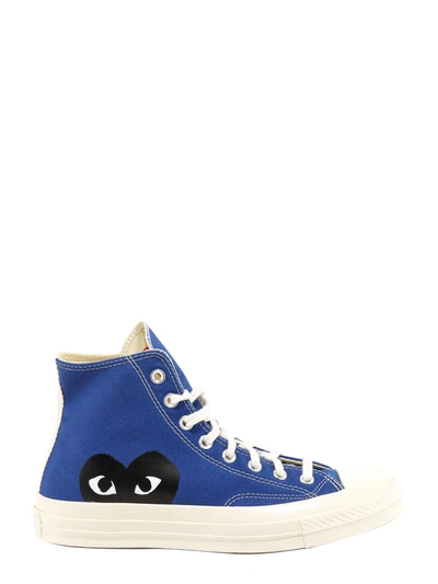 Comme Des Garçon Play Sneakers In Blue