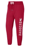 WEAR BY ERIN ANDREWS WEAR BY ERIN ANDREWS UNIVERSITY OF WISCONSIN BADGERS FRENCH TERRY JOGGERS