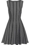 ALAÏA Delphinium jacquard-knit mini dress