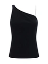 Givenchy Contrast Asymmetric Strap Top