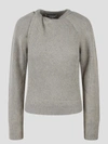 STELLA MCCARTNEY TWISTED CUT-OUT DETAIL CASHMERE SWEATER
