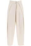 AMI ALEXANDRE MATTIUSSI WIDE FIT PANTS WITH FLOATING PANELS