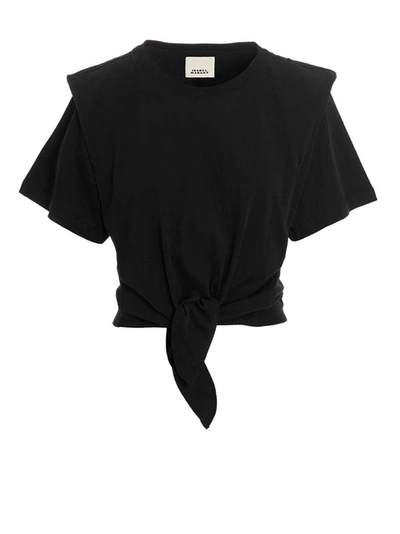 ISABEL MARANT ZELI MIDI T-SHIRT BLACK