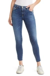 AG THE LEGGING RAW HEM ANKLE SKINNY JEANS,EMP1389-RH