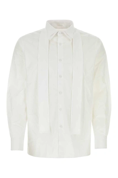 Prada White Poplin Shirt