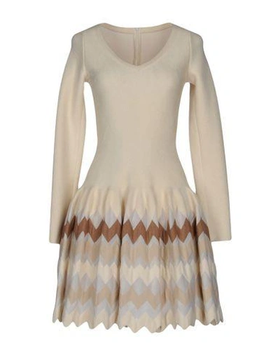 Alaïa Short Dress In Ivory