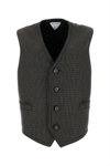 Bottega Veneta Houndstooth-pattern Waistcoat In Galles