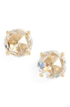 Kate Spade 14k Gold-plated Crystal Stud Earrings