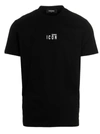 Dsquared2 Icon Logo Printed Cotton Jersey T-shirt In Black
