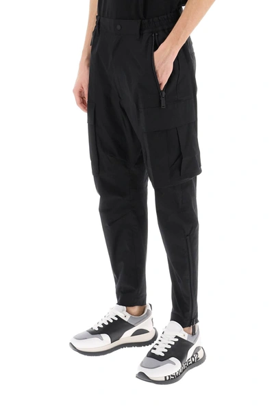 Dsquared2 Sexy Cargo Pants In Black