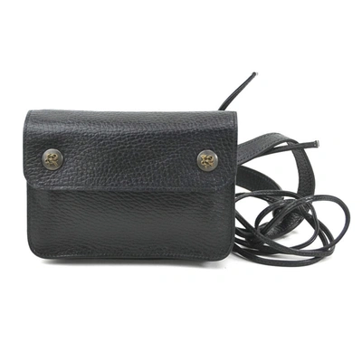 Hermes Hermès Black Leather Clutch Bag ()