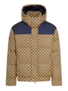 GUCCI PADDED JACKET IN GG FABRIC