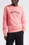 MONCLER COTTON FRENCH TERRY LOGO GRAPHIC SWEATSHIRT