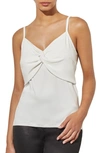 MING WANG KNOT DETAIL JERSEY CAMISOLE