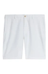 Peter Millar Salem High Drape Performance Shorts In White
