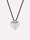 ANA LUISA SILVER HEART NECKLACE