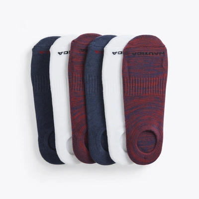 Nautica Mens Stretch Liner Socks, 6-pack In Multi