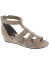 ARRAY ATHENA WOMENS OPEN TOE ANKLE STRAP WEDGE SANDALS