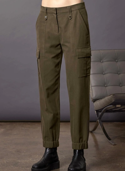 Go By Go Silk Deep Pockets Pant In Kelp In Green