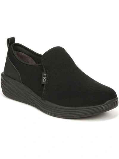 Ryka Natalie Womens Slip On Fashion Casual And Fashion Sneakers In Black