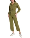 Alex Mill Mel Linen-blend Jumpsuit In Green