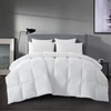 PUREDOWN PEACE NEST ALL SEASON WHITE GOOSE FEATHER COMFORTER WITH COTTON BLEND