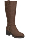 Bella Vita Lorielle Womens Zipper Round Toe Mid-calf Boots In Gold