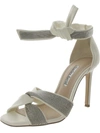 CHARLES DAVID ESPIONAGE WOMENS LEATHER OPEN TOE PUMPS