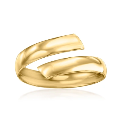 Ross-simons Italian 18kt Yellow Gold Bypass Ring