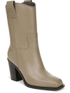 Franco Sarto Womens Solid Square Toe Mid-calf Boots In Multi