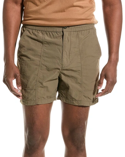 Alex Mill Utility Shorts In Nylon In Olive