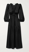 THE GREAT THE BROOK DRESS IN BLACK