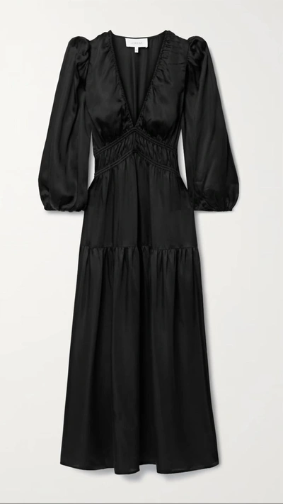 The Great The Brook Maxi Dress In Black