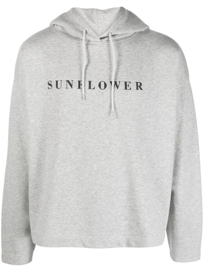 Sunflower Logo印花混色效果连帽衫 In Grey