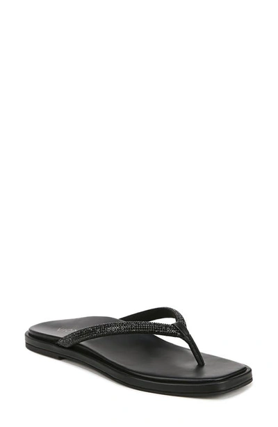 Vionic Vista Shine Flip Flop In Black