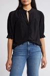WIT & WISDOM EYELET ACCENT TOP