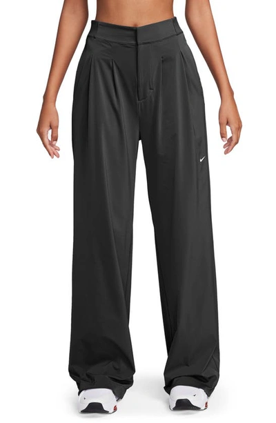 Nike Women's Bliss Dri-fit Trousers In Black/ Clear