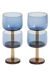 OUR PLACE SET OF 4 PARTY COUPE GLASSES