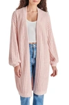 STEVE MADDEN EMMIE CHUNKY KNIT DUSTER CARDIGAN