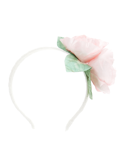 Monnalisa Kids'   Floral Hairband In White