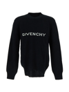Givenchy Archetype Knitted Wool Sweater In Black