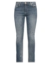Ag Jeans Woman Jeans Blue Size 27 Cotton, Polyester, Elastane In Blue